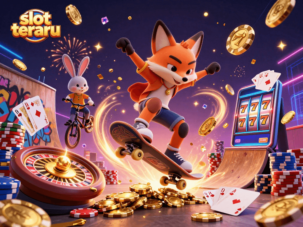 Experience the excitement of slot terbaru with vibrant gaming elements and captivating characters.