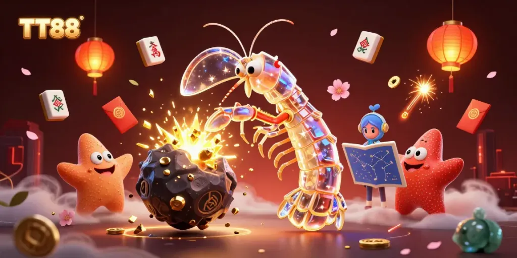 Experience a thrilling cosmic adventure with TT88 featuring galactic elements, vibrant riches, and dynamic action!