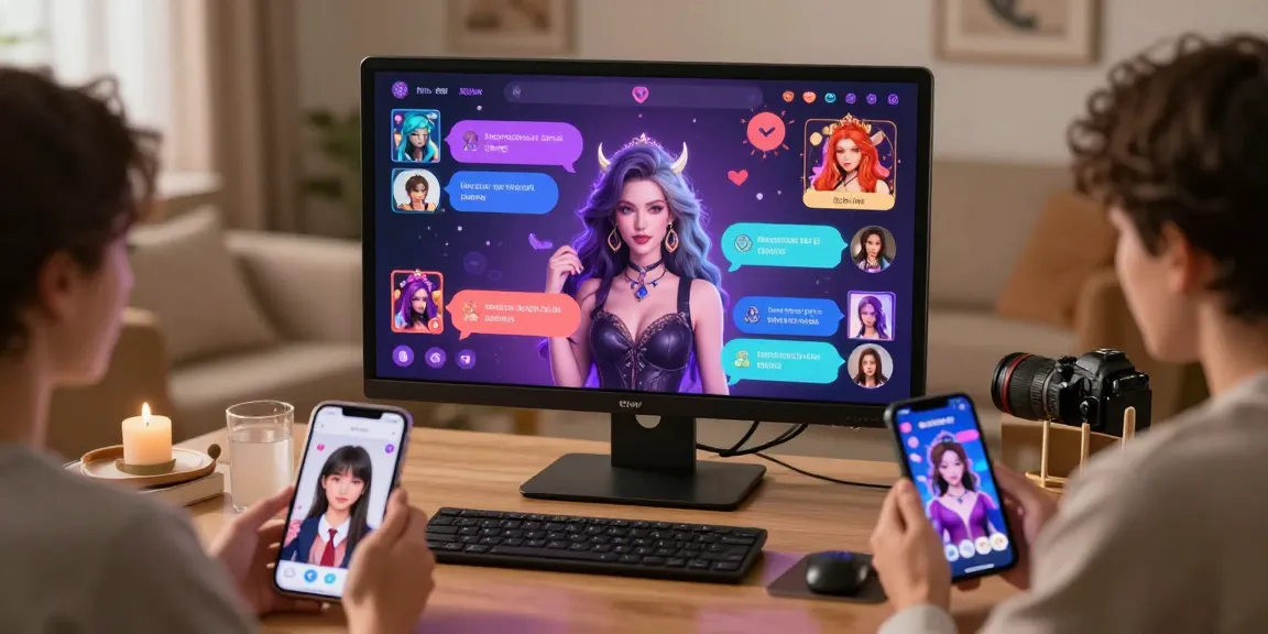 Engaging NSFW AI chat interface with customizable characters and dynamic interactions for users.