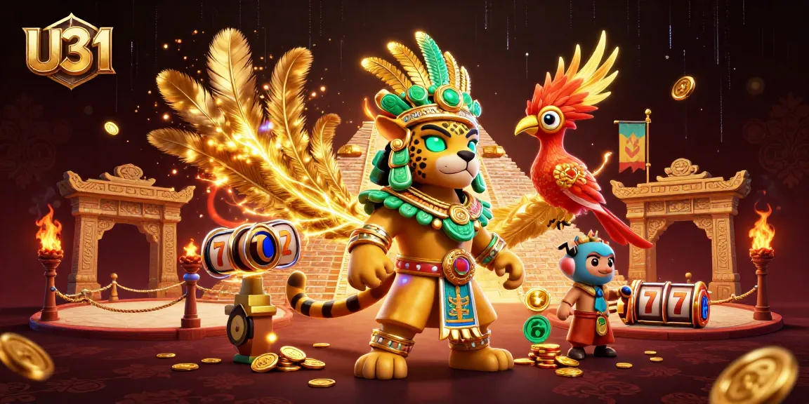 Experience the thrill of U31's vibrant casino environment with dynamic games and colorful characters.