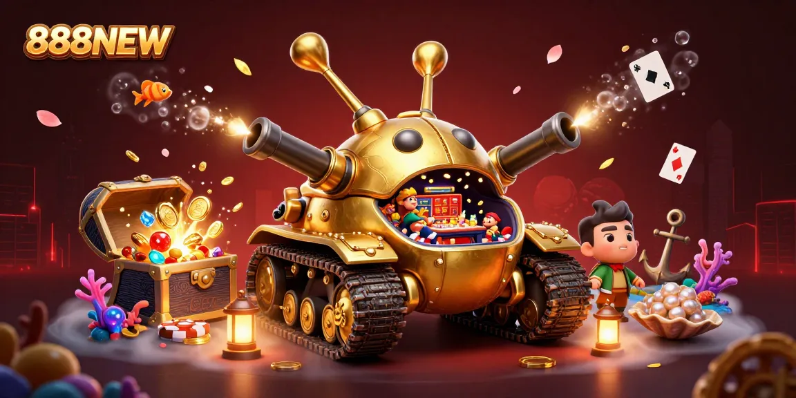 Experience thrilling wins at 888NEW's vibrant casino world with dynamic 3D magical elements.