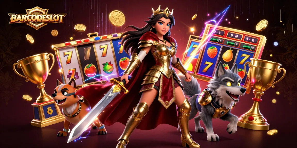 Experience thrilling gameplay with BARCODESLOT's luxurious 3D casino scene featuring dazzling elements.