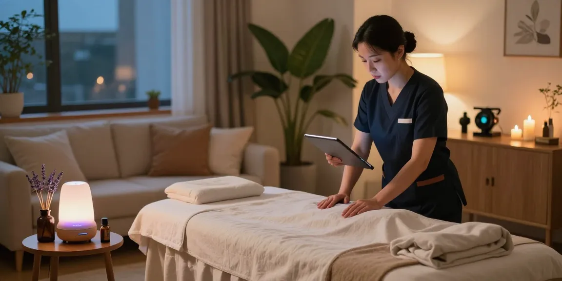 Experience exceptional 강남출장마사지 in a serene home setting with a professional therapist.