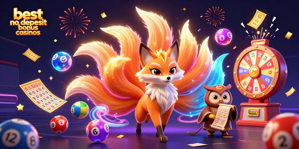 Win big with the best no deposit bonus casinos featuring colorful elements and vibrant characters.