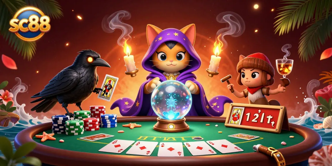sc88 offers players a thrilling poker experience with dynamic characters and vibrant illustrations.