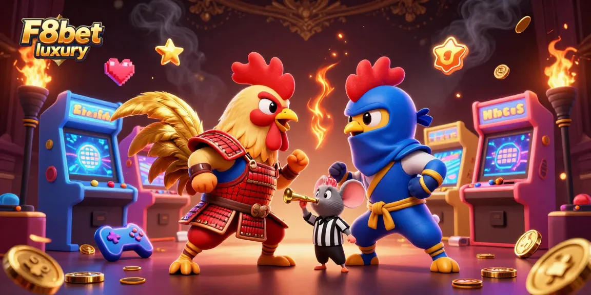 Experience high-stakes action at F8bet luxury with this colorful casino showdown.