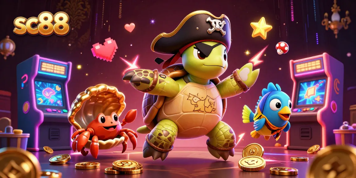 Engage in thrilling gameplay at sc88 with vibrant characters and exciting casino elements.