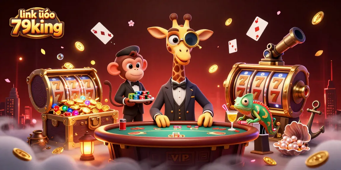 Experience thrilling moments link vào 79king with an engaging casino scene featuring vibrant characters.